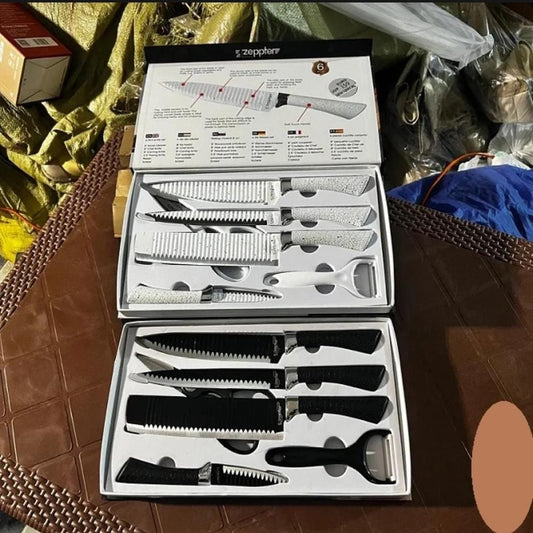 6 Pieces Knife Set