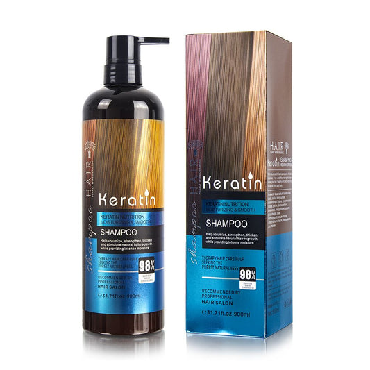 Keratin Sulfate Free Straightening Shampoo Hair 900ml