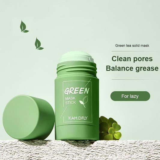 Green Tea Face Cleansing Mask And Purifying Clay Stick  - 40g