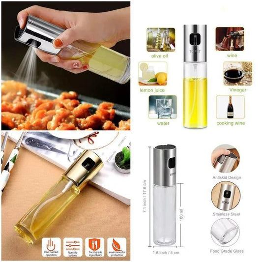 Glass Oil Spray Bottle Pump