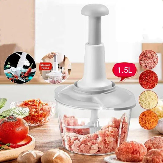 Multifunctional Push Chopper Grinder